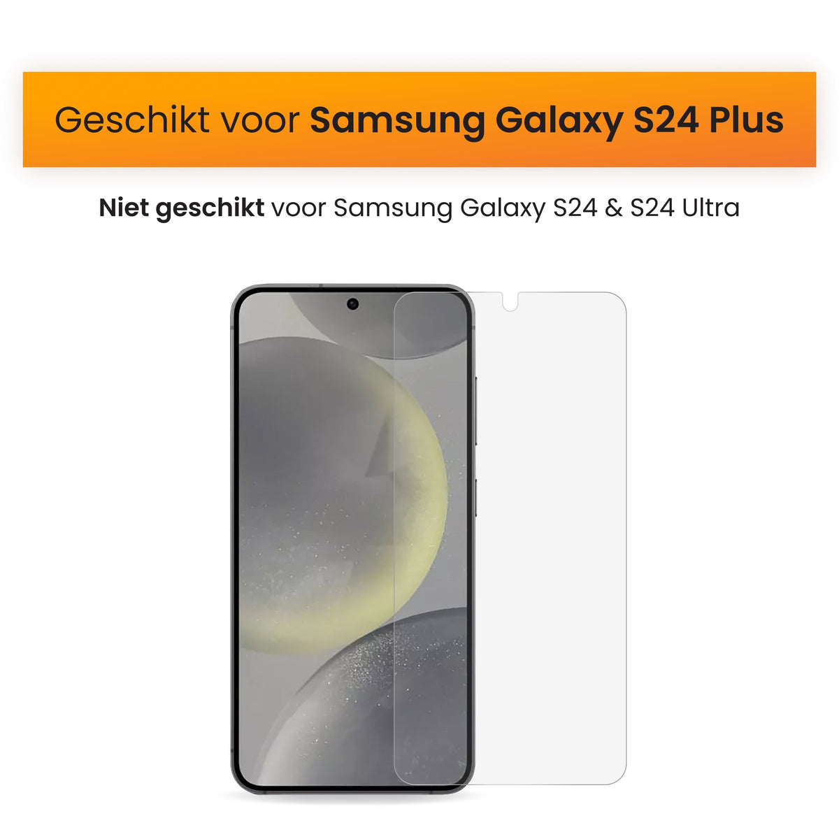 R2B Screenprotector Samsung S24 Plus - Tempered Glass
