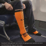 R2B Sport Compressiekousen Oranje Dames/Heren - Compressiesokken hardlopen