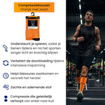 R2B Sport Compressiekousen Oranje Dames/Heren - Compressiesokken hardlopen
