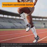R2B Sport Compressiekousen Wit Dames/Heren - Compressiesokken hardlopen