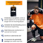 R2B Sport Compressiekousen Zwart Dames/Heren - Compressiesokken hardlopen