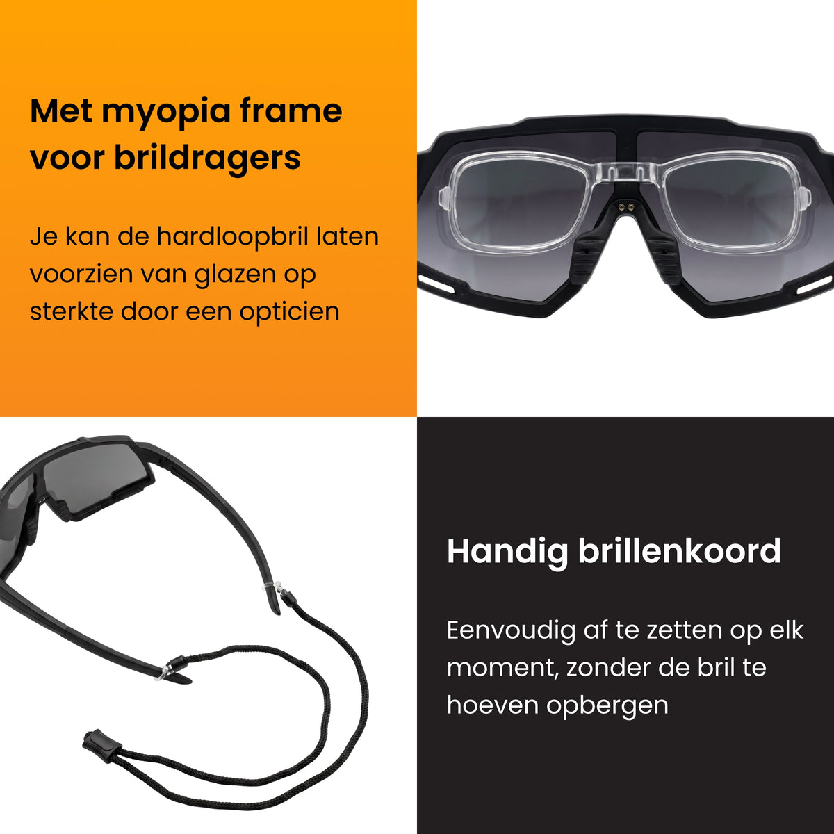 R2B Sport Zonnebril met 5 Verwisselbare Lenzen
