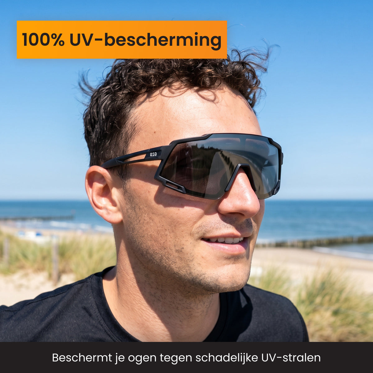 R2B Sport Zonnebril met 5 Verwisselbare Lenzen
