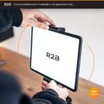 R2B Tablet houder met verstelbare arm voor bureau, keuken etc. - Model Arnhem - Tablethouders - R2B Store