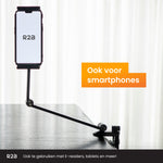 R2B Tablet houder met verstelbare arm voor bureau keuken etc. - Model Arnhem - Tablethouders