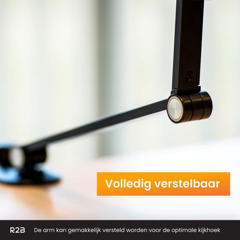R2B Tablet houder met verstelbare arm voor bureau, keuken etc. - Model Arnhem - Tablethouders - R2B Store
