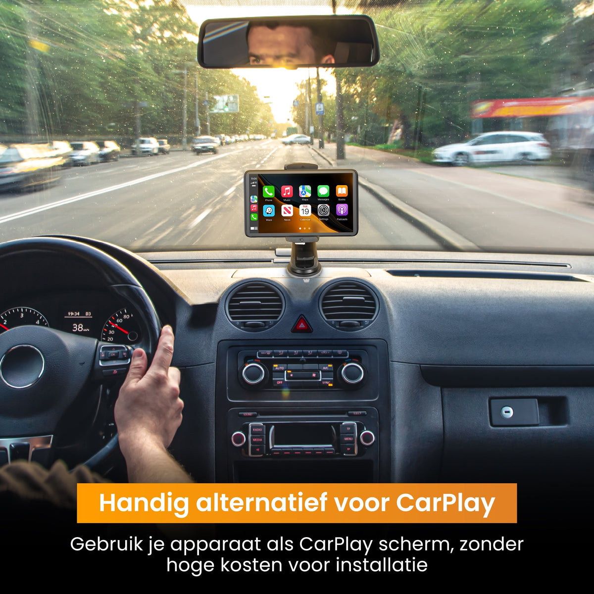 R2B Tablethouder en Telefoonhouder Auto - Dashboardpad - Raam en Dashboard - Tablethouders