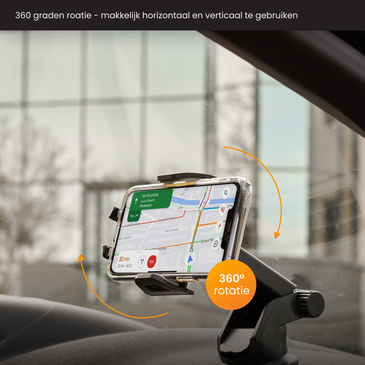 R2B Telefoonhouder Auto - Dashboardpad - Raam Dashboard Ventilatierooster