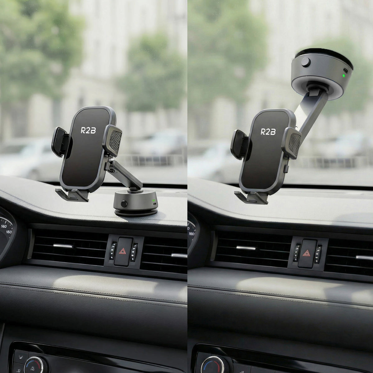 R2B Telefoonhouder Auto - Elektrische Vacuüm Zuignap