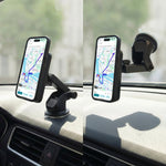 R2B Telefoonhouder Auto - MagSafe Draadloze Oplader - Raam Dashboard Ventilatierooster - Telefoonhouder auto