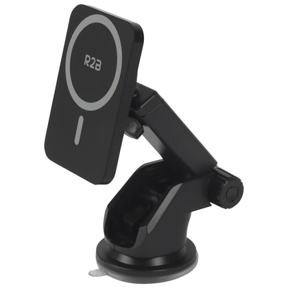 R2B Telefoonhouder Auto - MagSafe Draadloze Oplader - Raam Dashboard Ventilatierooster - Telefoonhouder auto