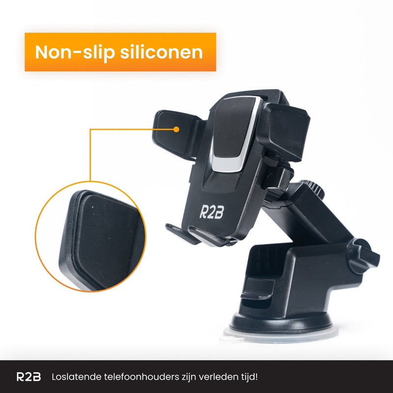 R2B Telefoonhouder auto met zuignap - Voor raam/dashboard - Model Beemster - R2B Store
