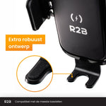 R2B Telefoonhouder Auto - Draadloze Oplader - Raam Dashboard Ventilatierooster - Telefoonhouder auto