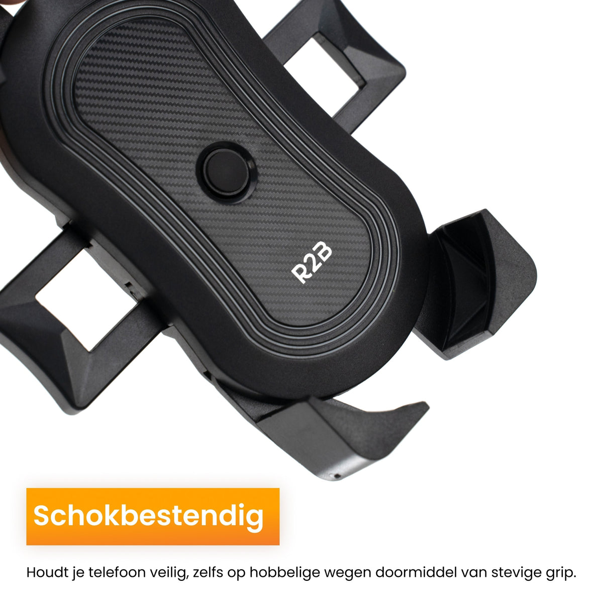 R2B Telefoonhouder Fiets en Scooter - 360° Rotatie - Universeel - Telefoonhouder fiets