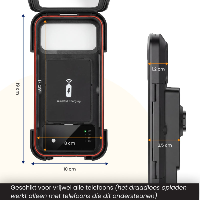 R2B Telefoonhouder Fiets met Powerbank 5000 mAh