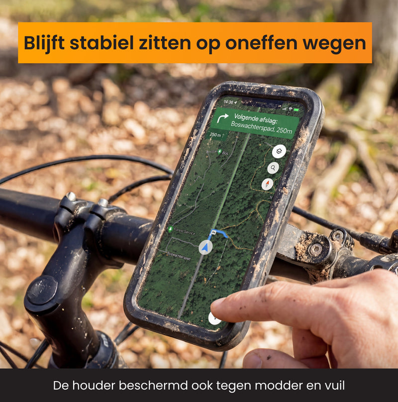 R2B Telefoonhouder Fiets met Powerbank 5000 mAh