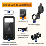 R2B Telefoonhouder Fiets met Powerbank 5000 mAh