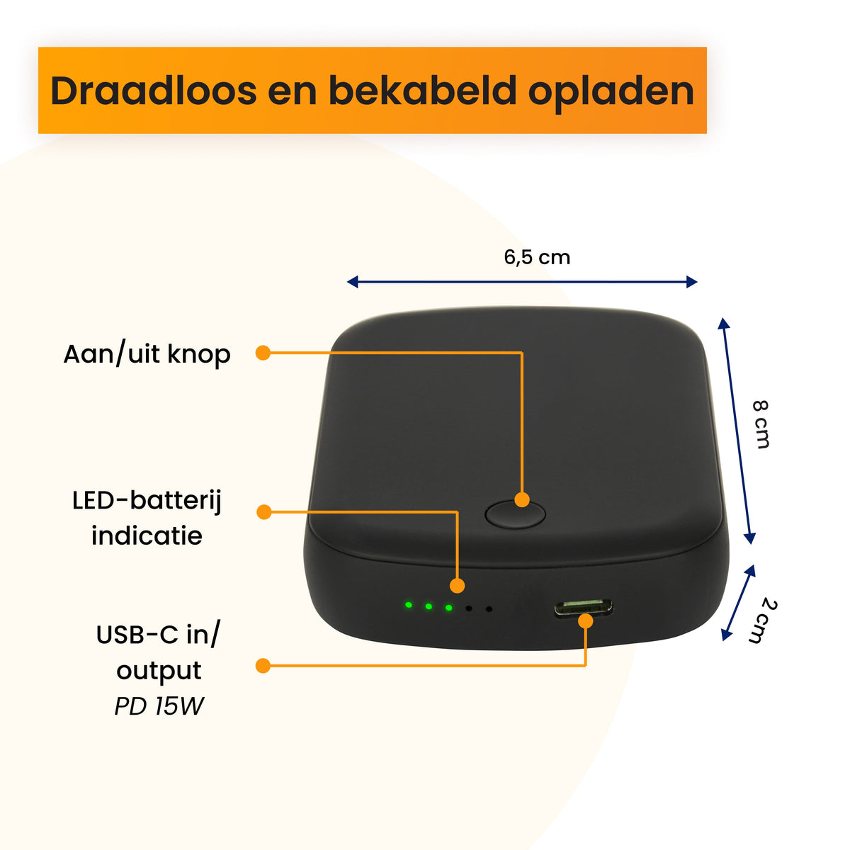 R2B Telefoonhouder Fiets Motor Scooter + Magsafe Powerbank - Telefoonhouder fiets
