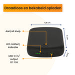 R2B Telefoonhouder Fiets Motor Scooter + Magsafe Powerbank - Telefoonhouder fiets