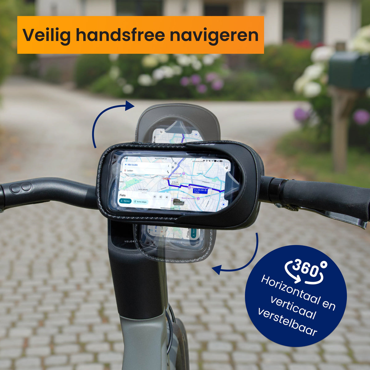R2B Telefoonhouder Fiets Motor Scooter + Magsafe Powerbank - Telefoonhouder fiets