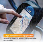 R2B Telefoonhouder Fiets Motor Scooter + Magsafe Powerbank - Zwart - Telefoonhouder fiets