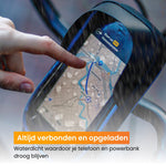 R2B Telefoonhouder Fiets Motor Scooter + Magsafe Powerbank - Zwart/Blauw - Telefoonhouder fiets