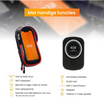 R2B Telefoonhouder Fiets Motor Scooter + Magsafe Powerbank - Zwart/Rood - Telefoonhouder fiets