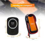 R2B Telefoonhouder Fiets Motor Scooter + Magsafe Powerbank - Zwart/Rood - Telefoonhouder fiets