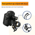 R2B Telefoonhouder Fiets Motor Scooter met Stevige Draaiklem