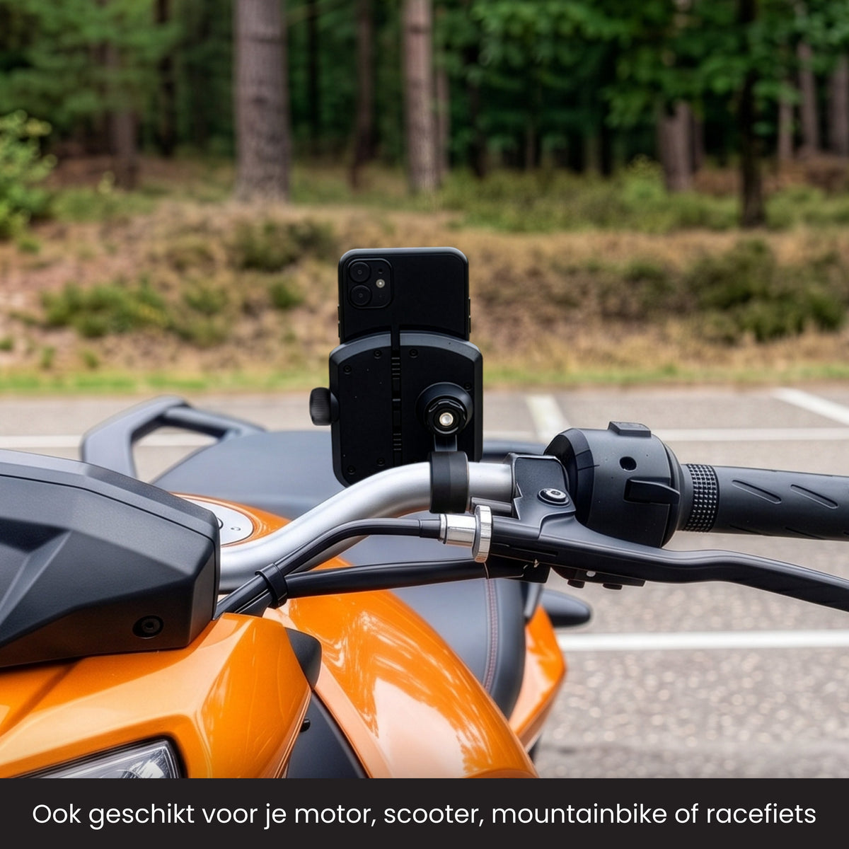 R2B Telefoonhouder Fiets Motor Scooter met Stevige Draaiklem