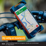 R2B Telefoonhouder fiets scooter en motor met kliksysteem - Model Gouda - Telefoonhouder fiets