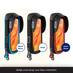 R2B Telefoonhouder Fiets Scooter Motor - Waterdicht & Compact - Opbergvak - Zwart/Rood - Telefoonhouder fiets