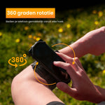 R2B Telefoonhouder hardlopen met 360 graden rotatie - Model Hengelo - Zwart - Telefoonhouder sport