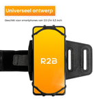 R2B Telefoonhouder hardlopen met 360 graden rotatie - Model Hengelo - Zwart - Telefoonhouder sport
