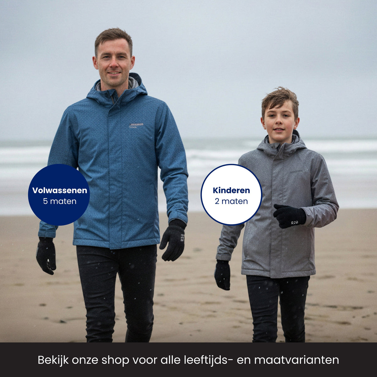 R2B Touchscreen Handschoenen - Dames & Heren