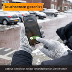 R2B Touchscreen Handschoenen - Dames & Heren - Grijs