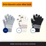 R2B Touchscreen Handschoenen - Dames & Heren - Grijs