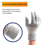 R2B Touchscreen Handschoenen - Dames & Heren - Grijs