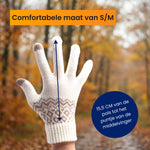 R2B Touchscreen Handschoenen - Dames & Heren - Wit