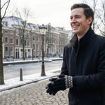 R2B Touchscreen Handschoenen - Gebreid & Noors Patroon - Dames & Heren - Zwart