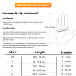 R2B Touchscreen Handschoenen Heren/Dames - Model Antwerpen - Zie maattabel