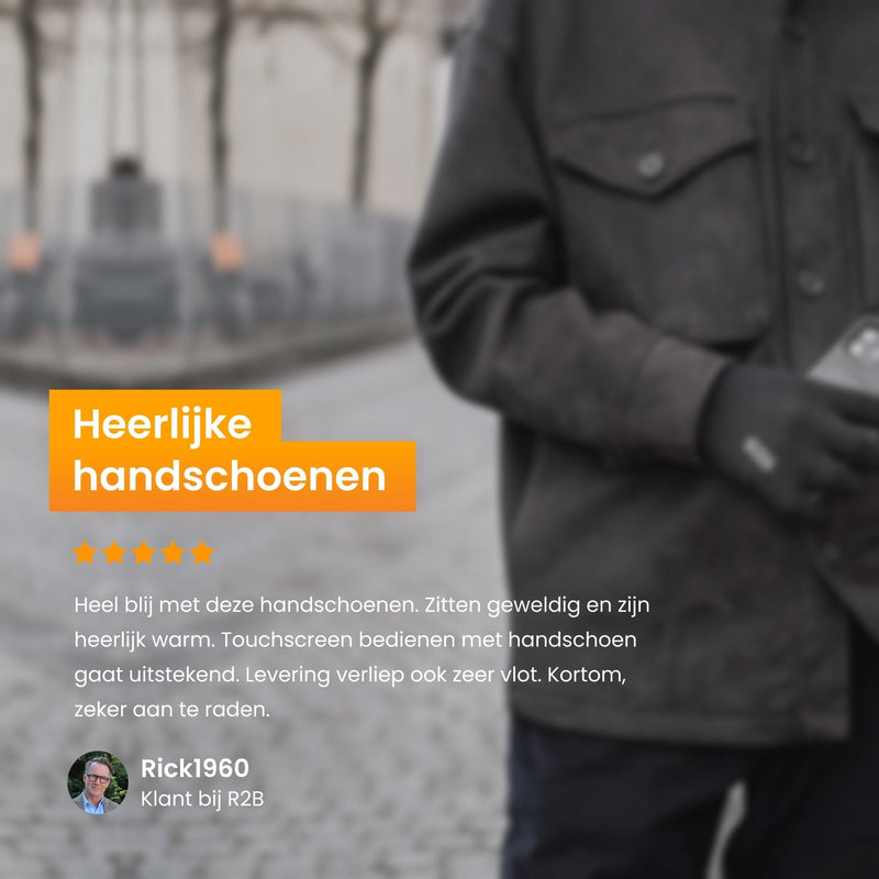 R2B Touchscreen handschoenen heren/dames - Model Antwerpen - R2B Store