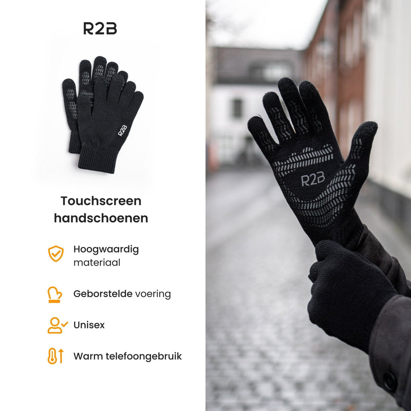 R2B Touchscreen handschoenen heren/dames - Model Antwerpen - R2B Store