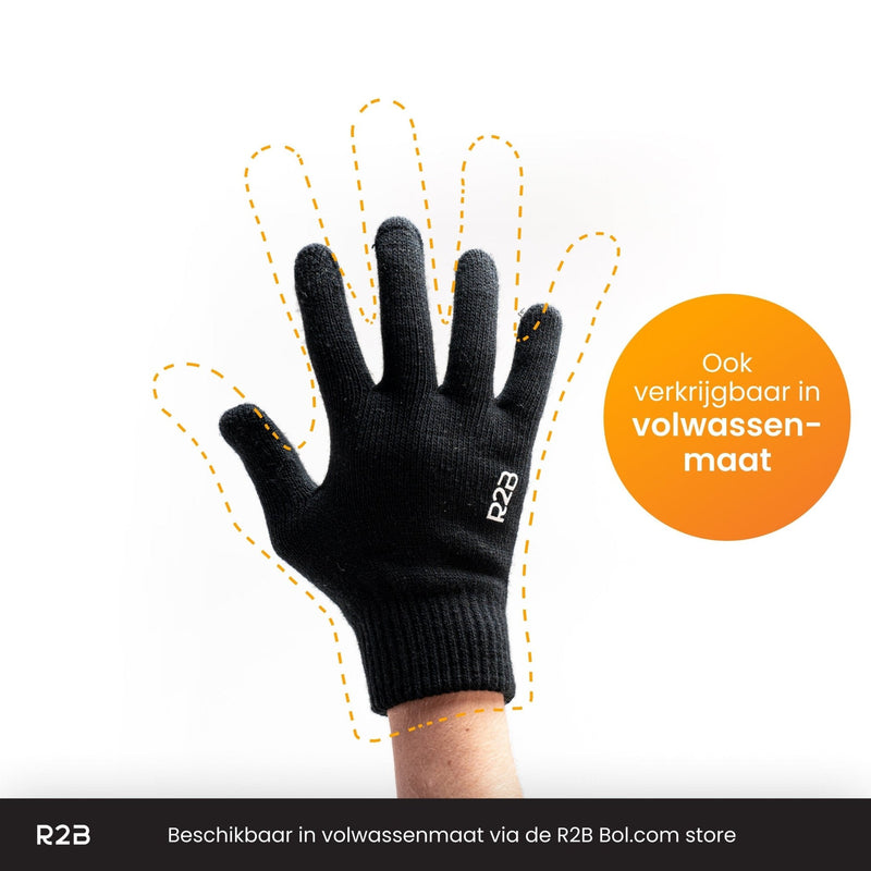 R2B Touchscreen handschoenen kinderen van 10 t/m 16 jaar - Model Antwerpen - R2B Store