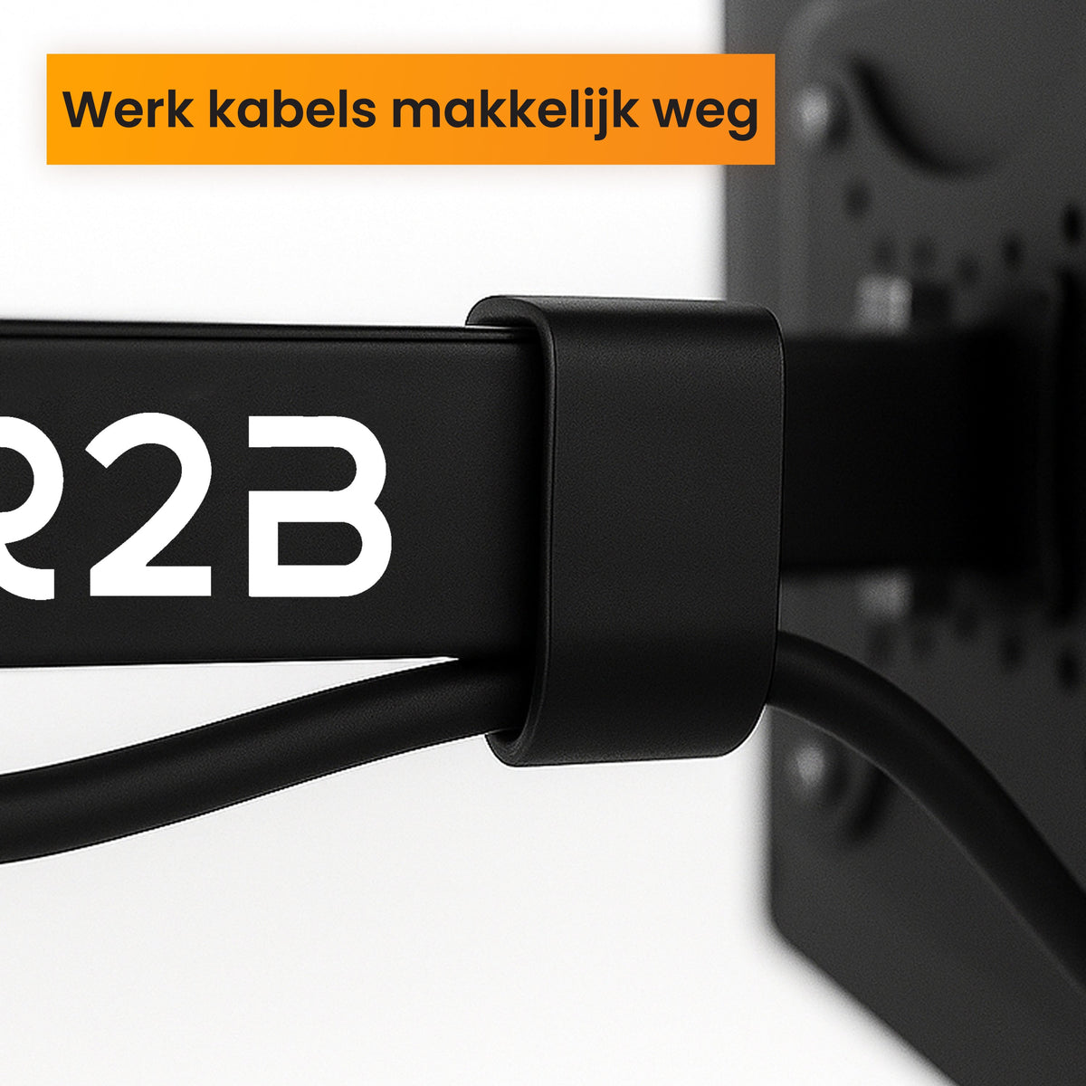 R2B TV Beugel 14 t/m 42 Inch - Draaibaar & Kantelbaar - VESA 200x200