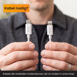 R2B USB-A & USB-C Adapter - 2-in-1 USB Stekker - Stevig & Betrouwbaar - Wit