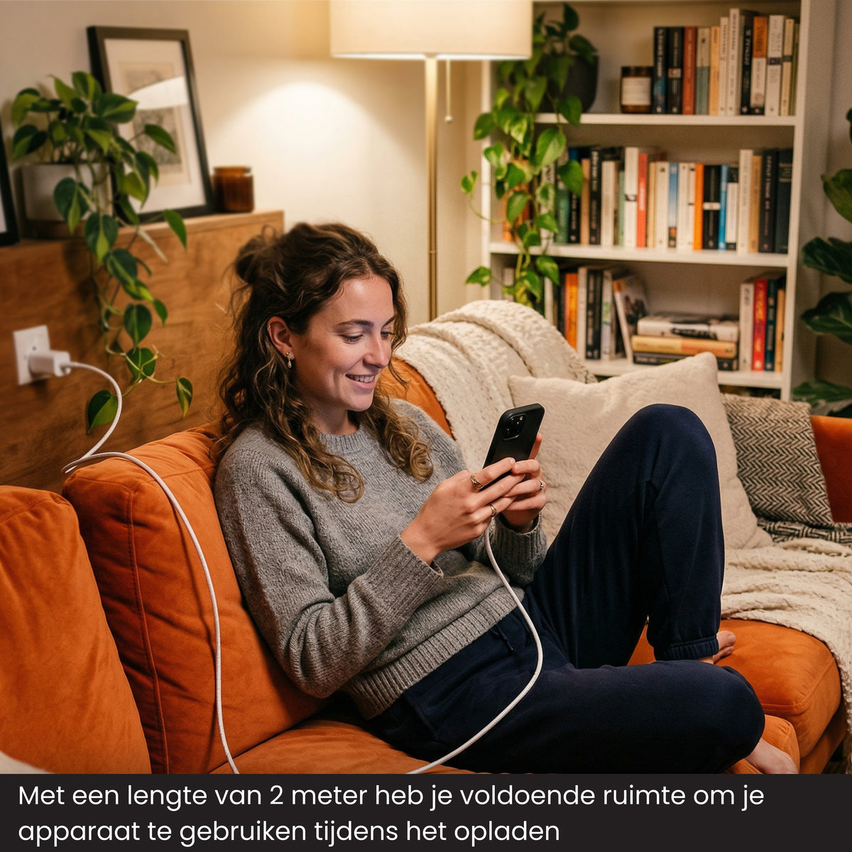 R2B USB-A naar USB-C Kabel - 2 Meter - Snelladen