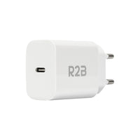 R2B USB-C Adapter - Compacte USB Stekker - Robuust & Praktisch - Wit