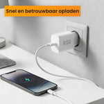 R2B USB-C naar USB-C Kabel met USB-C Adapter - 1 Meter - Snelladen