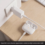 R2B USB-C naar USB-C Kabel met USB-C Adapter - 2 Meter - Snelladen